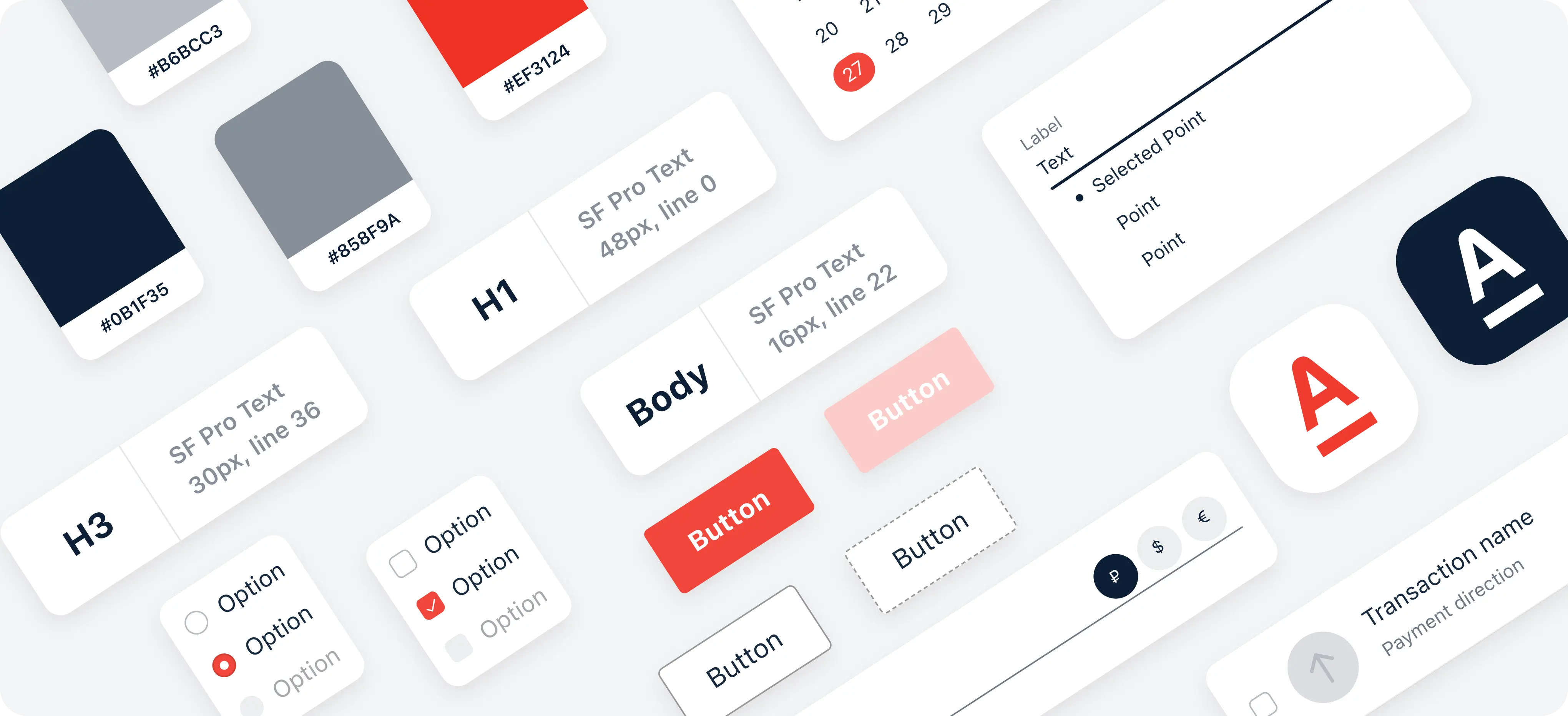 Alfa Bank design system and UI kit