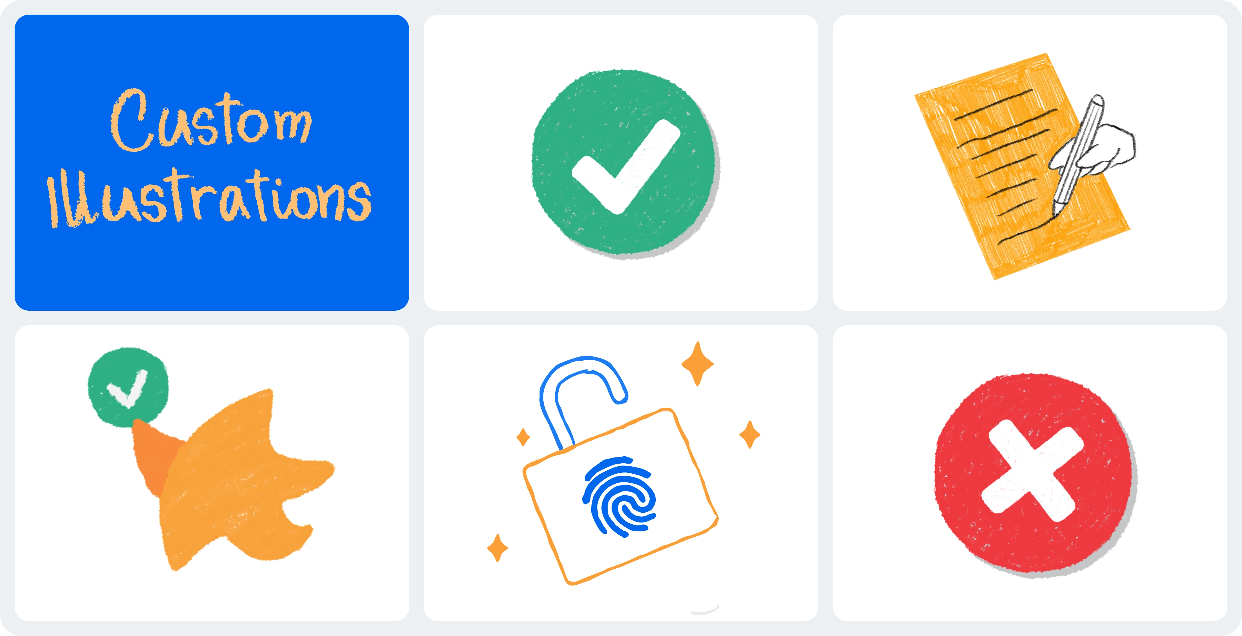 Custom illustrations