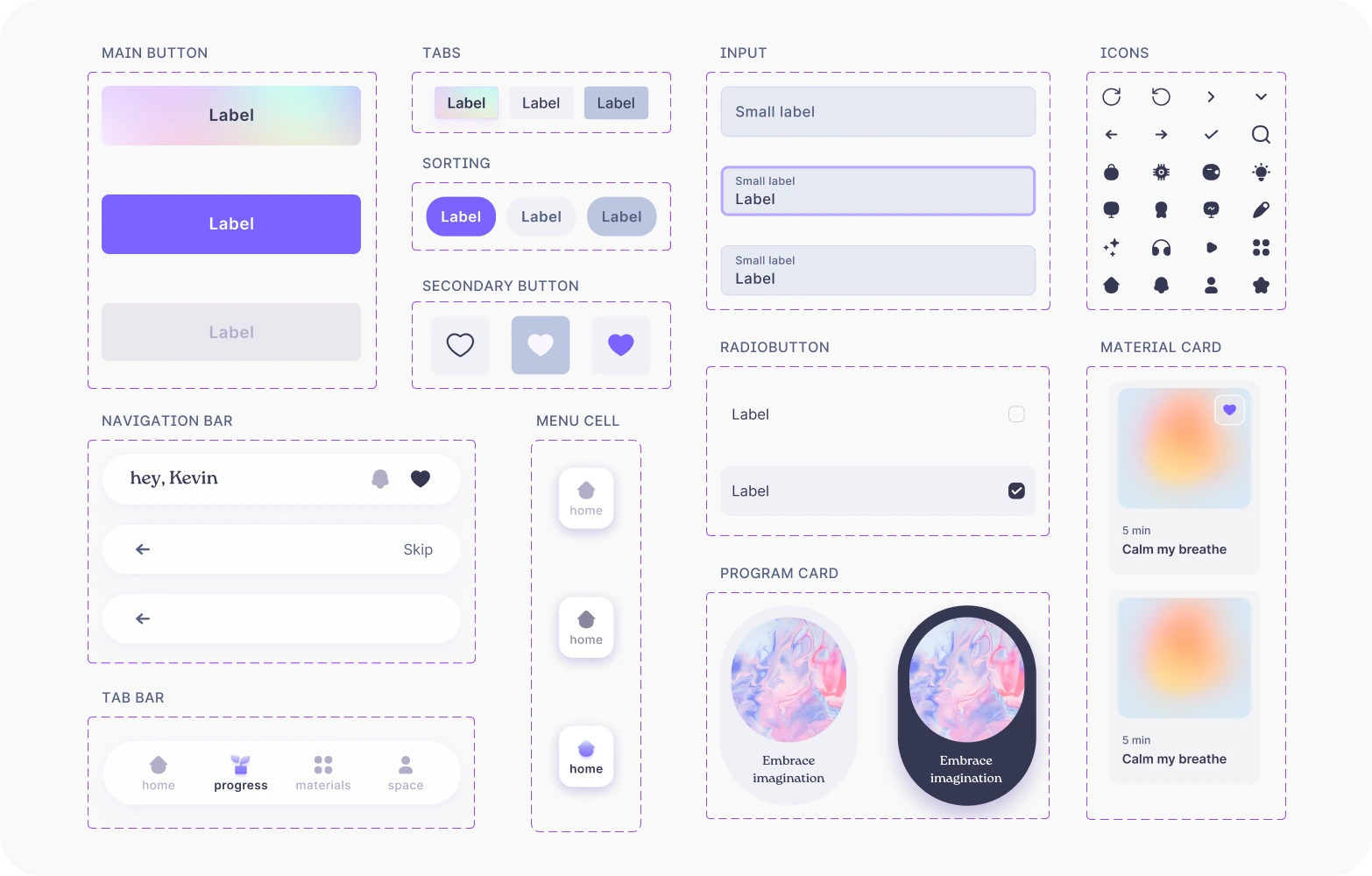 Design system components
